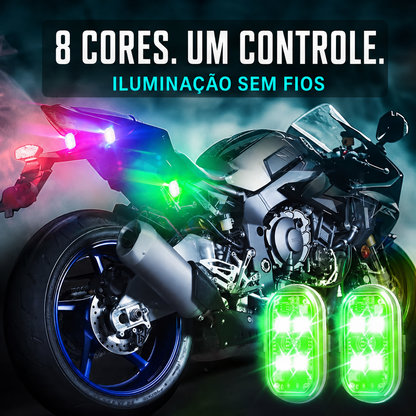 CarroTop RGB Control Pro™ Kit de Luzes RGB sem Fio